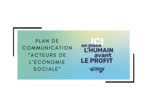 Plan de communication « Acteurs de l’économie sociale »